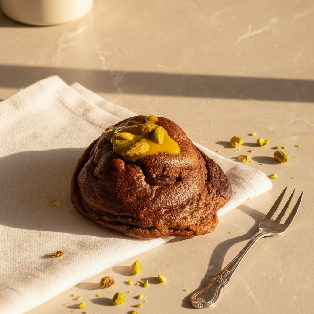 Pistache et chocolat noir fleur de sel