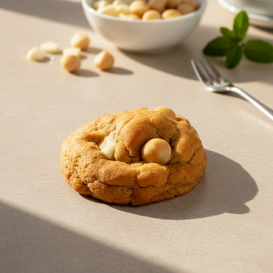 Chocolat blanc et noix de macadamia