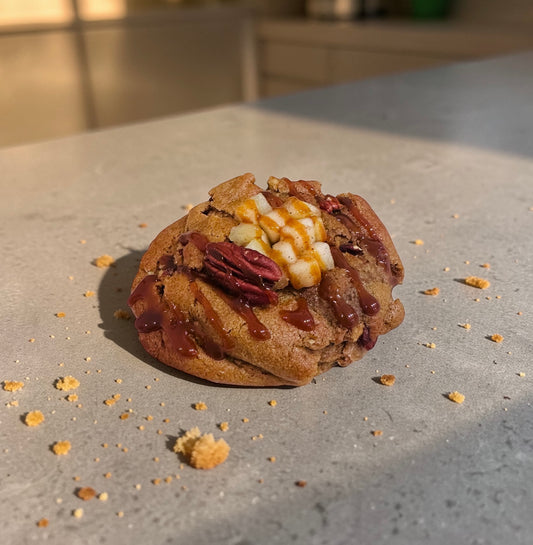 Pécan pomme cannelle et caramel beurre salé
