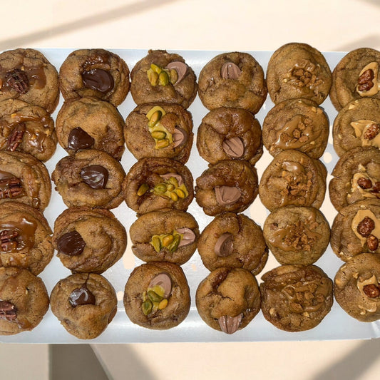 Plateau de 30 mini cookies